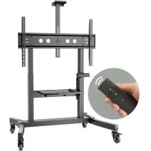 Onkron TV alus TS1991E-B, 50-100 tolli, maksimaalne koormus 130 kg, VESA 200x200-1000x600 mm, kõrguse reguleerimine 1130-1600 mm