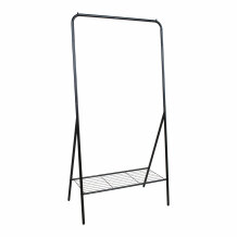 Drēbju organizators FERGAL 85x48xH169cm, melns 76484