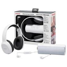 Toshiba Juhtmevabad kõrvaklapid HSP-3P19 TY-HSP-3P19-W, 154g, 4h, 32Ω, Bluetooth, 2.0, 40mm, 20-20000Hz, 6W, 1x kõrvaklapid