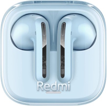 Bezvadu austiņas ar iebūvētu mikrofonu un Bluetooth savienojumu Redmi Buds 6 Active Transparent Blue BHR8394GL Xiaomi