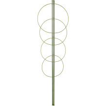 Dārza augu atbalsta gredzeni, 4 gredzeni 1m BIOOGROD 721310, 100 cm augstums, 31 cm platums