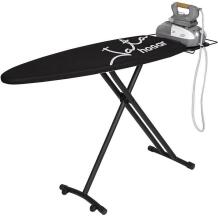 Jata Triikimislaud TP550, 1300 x 470 mm, 95 cm, must, puuvill, kõrguse reguleerimine, triikraua hoidja, libisemiskindlad jalad