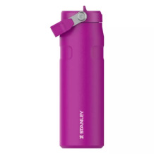 Termopudele ar salmiņu Stanley The IceFlow Bottle Flip Straw 2.0 2811283398 0,7L violeta