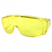Aizsargbrilles ar dzeltenu polikarbonāta stiklu GSON