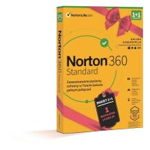 Norton 360 Standard программное обеспечение 21411368, 1 год, 2 устройства, 10 ГБ облачного резервного копирования, антивирус, VPN