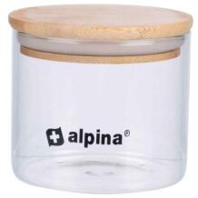 Alpina Контейнер для хранения 2472881, 500ml, прозрачный, стекло, 80mm, 95mm, 1