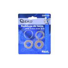Набор переходных кольцов для пильных дисков (4 шт.) Gecko