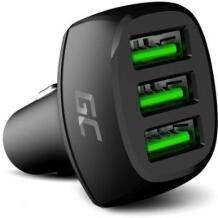 Green Cell Automobilinis įkroviklis CADGC01, 54 W, 3 x USB 3.0, 12 V, 3 A