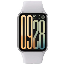 Viedā fitnesa aproce ar AMOLED skārienekrānu, sirds ritma monitoru, ūdensizturīgu korpusu un Bluetooth savienojumu Smart Band 9 Pro Moonlight Silver BHR8715GL Xiaomi