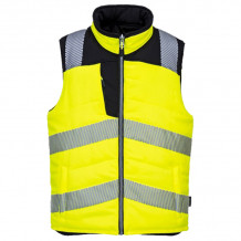 Hi-Vis dzeltena, divpusēja ziemas darba veste, XL izm BALTIC CANVAS