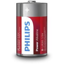 Philips Батарея 1550011, 1.5 V, LR20, 2 шт