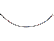 Savienojuma šļūtene F/M 3/8" M10x1 600MM, FALA, 71859, nerūsējošais tērauds, EPDM gumija, maksimālā temperatūra 90°C, maksimālais spiediens 1MPa