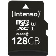 Intenso microSDXC 3423491 128 GB, UHS-I, 90 MB/s, Klass 10, U1, Löögikindel, Temperatuurikindel, Röntgenikindel