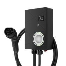 EV Charge CUBE-EU02-01 sieninis įkroviklis 11 kW Plug and Charge, Type 2, 3 fazės, 16 A, 6 m kabelis, juodas