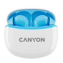 Wireless TWS earphones with Bluetooth connectivity TWS-5 Blue CNS-TWS5BL CANYON