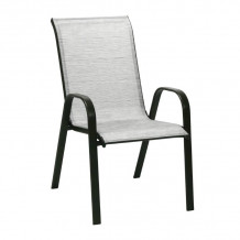 Krēsls DUBLIN 55,5 x 73 x 90 cm sudrabaini pelēks 11873 HOME4YOU