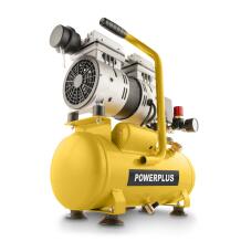 Õlivaba kompressor 550W, POWERPLUS, POWX17230S, 8 baari, 105 l/min, 6L, vaikne