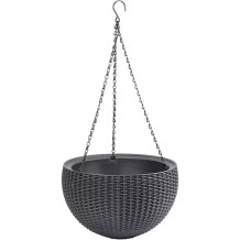 Riputatav lillepott KETER Sphere 29199246, moka, 35x35x22cm, 0.9kg