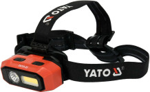 Налобный фонарь 800лм, аккум. датчик движения YT-08594 YATO