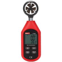 Uni-T Anemomeeter UT363, 0-30 m/s, ±(5% + 0.5), -10°C kuni 50°C, 0.1 m/s, 3x1.5V aku, 32x26 mm ekraan