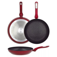 Panna cepšanai Cosmo Ø28cm indukcijas sarkana ar aizsargu NEWILL 24222103