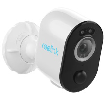 Āra un Iekštelpu 2K bezvadu WiFi akumulatora novērošanas kamera ar kustības detekciju un krāsu nakts redzamību Balta Argus Series B330 BWC2K02 Reolink