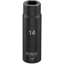 DeWALT triecienmuciņa 14mm 1/2 in DT7548-QZ, 1/2 in, 14 mm, dziļa, 78 mm