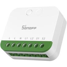 Sonoff išmanusis šviesos jungiklis MINI-2GS, MINI-2GS, 110-240V~ 50/60Hz, 10A kanalui, 16A bendrai, WiFi 2.4GHz, CE/FCC/RoHS
