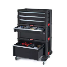 Instrumentu lāde ar 6 atviktnēm uz riteņiem Drawers Tool Chest 30201228	KETER