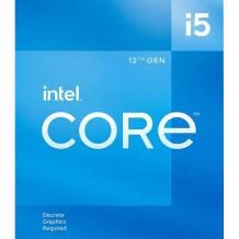 Intel protsessor i5-12400F BX8071512400F, 2,5 GHz, 6 tuuma, 12 lõnga, LGA1700, 18 MB vahemälu