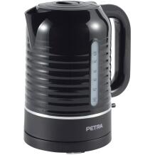 Petra Tējkanna PT5572BLKVDE, 3000 W, 1.7 l, 360° pagriešana, ūdens līmeņa indikators, kaļķu aizsardzības filtri