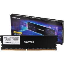 Biostar DDR4 Storming V atminties modulis, DX32NU4H08, 8 GB, 3200 MHz, 1 x 8 GB, 1.35 V, vieno kanalo, UDIMM