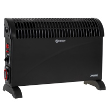 Efektīvs konvektora sildītājs ar taimeri un turbo ventilatoru 2000 W 3 jaudas līmeņi līdz 24 m² melns MS7741b Mesko