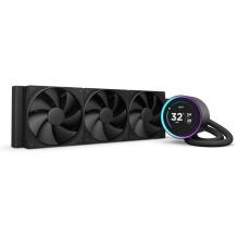 Nzxt Kraken Elite 360, RL-KN36E-B2, 3 ventilaatorit, 120mm, 73.47cfm, 4.5mmH2O, RGB, LCD ekraan