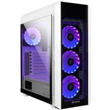 Chieftec Korpus GL-03W-OP, Midi Tower, 4x120mm A-RGB ventilaatorit, 2x klaaspaneeli, 1x USB 2.0, 2x 2.5"/3.5" pesa