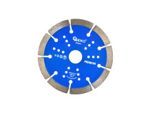 Dimanta disks ar segmentiem un atverēm, 125x22,2mm, segmentu augstums 10mm, G78311, GEKO Premium