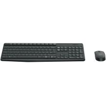 Logitech Juhtmevaba klaviatuur ja hiir MK235, 100 klahvi, 10 m juhtmevaba ulatus, 12 otseteed, hiire kaal 70.5 g, hiire aku AA