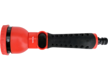 7-funkciju laistīšanas uzgalis, YATO, YT-89500, ergonomisks dizains, izturīgi materiāli