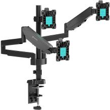 Onkron monitori kinnitus, G280-B, 13-32 tolli, 1-8 kg (x3), VESA 75x75, 100x100 mm, kallutus -45° kuni +90°, pööramine 180°, must