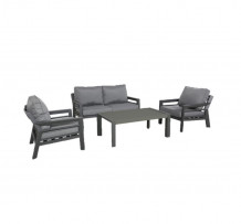 Dārza mēbeļu komplekts TOMSON galds, dīvāns un 2 krēsli 13707 HOME4YOU