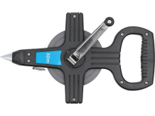 Mērīšanas lente 50m, 13500, TOYA, tērauds, ģeodēziska izmantošana, balta, 10mm platums