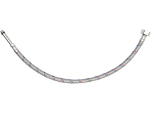 Savienojuma šļūtene 1/2" F/M, FALA, 71848, 500mm, nerūsējošais tērauds, EPDM gumija, max spiediens 1MPa, max temperatūra 70˚C