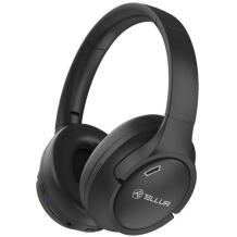 Tellur Vibe Bluetooth kõrvaklapid TLL511471, 150g, must, 20-20kHz, 113dB±3dB, 32Ω, ANC, Bluetooth v5.3, 10m, USB-C