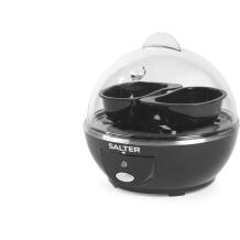 Salter Kiaušinių viryklė EK2783FVDE, 430W, 6 kiaušiniai, 2 padėklai, minkšti/vidutiniai/kieti virimo lygiai, indikatoriaus šviesa