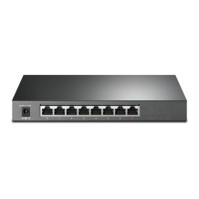 TP-Link TL-SG2008P tinklo komutatorius L2+ Easy-Managed 8× Gigabit RJ45 4× PoE+ 62 W VLAN QoS IGMP Snooping juodas