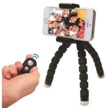 Mediarange MINI TRIPOD UNIVER./MRMA205, 0.12kg, telefoni tarvik, paindlikud jalad, kaugjuhtimispult