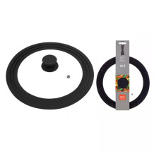 Универсальная крышка с силиконовым краем 3in1 Ø24/26/28cm 24302201 ASI COLLECTION