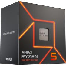 Amd Процессор Ryzen 5 7600 100-100001015BOX, 3.8 GHz, 6 ядер, 12 потоков, 32 МБ кэш, Radeon графика