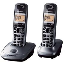 Panasonic KX-TG2512 DECT tālrunis, KX-TG2512, 1,4 collu, 50 numuri, 18h sarunu laiks, 170h gaidīšanas laiks, 2 klausules
