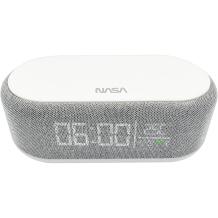 Nasa Bluetooth skaļrunis/ modinātājs SPC400, 2x5W RMS, bezvadu uzlāde 15W, USB-C, litija akumulators